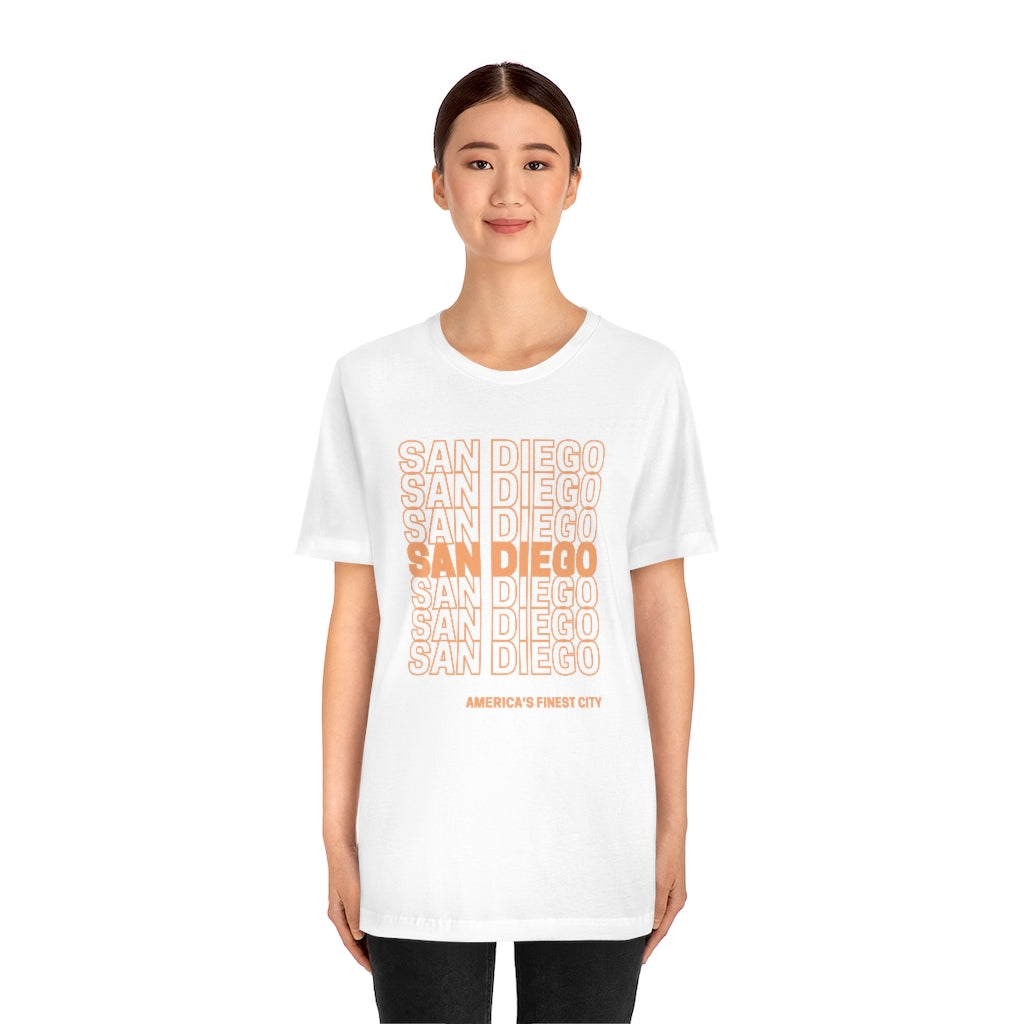 San Diego "Thank You" T-shirt | (Orange)