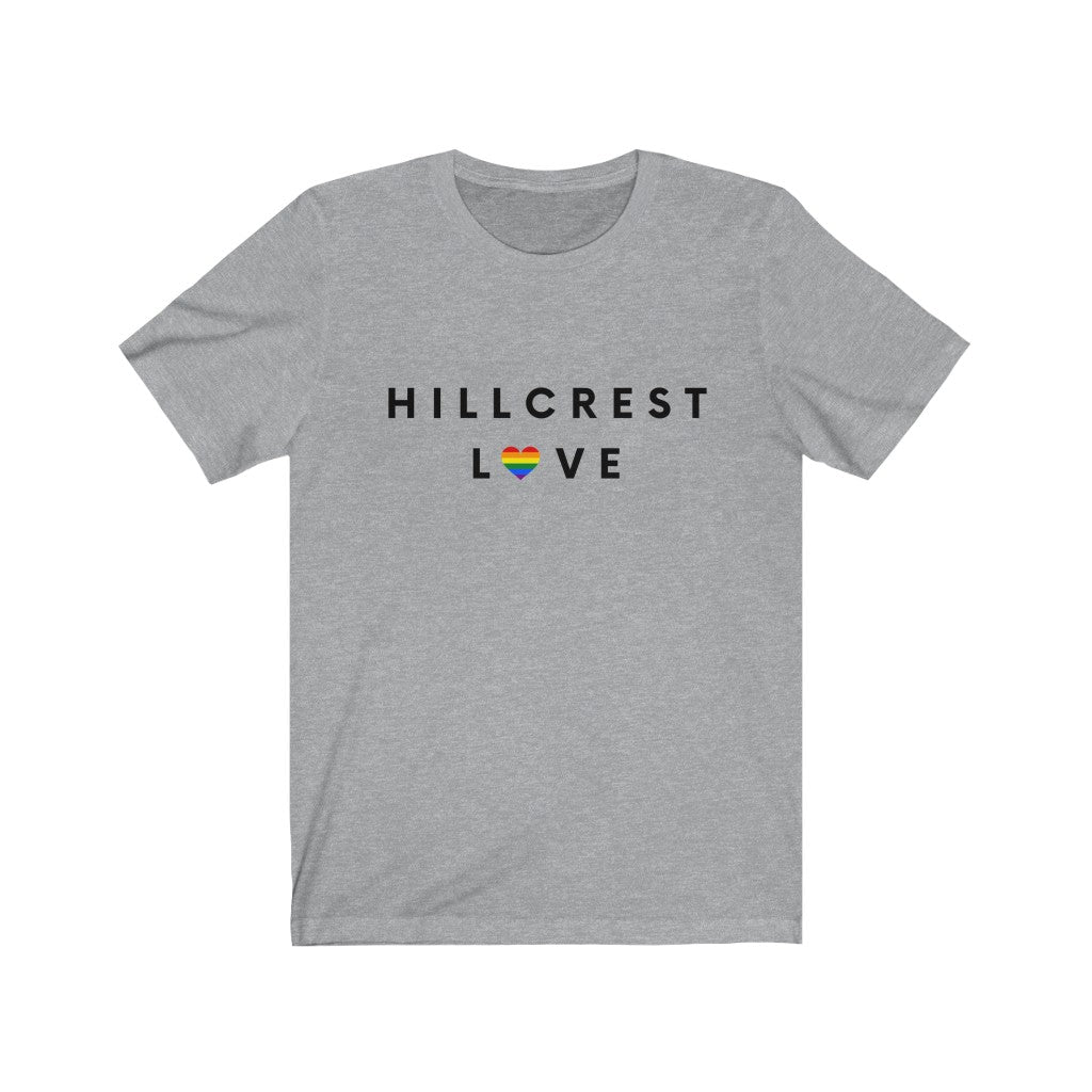 Hillcrest Love Tee, San Diego Neighborhood T-Shirt (Unisex) (Multiple Colors Avail)