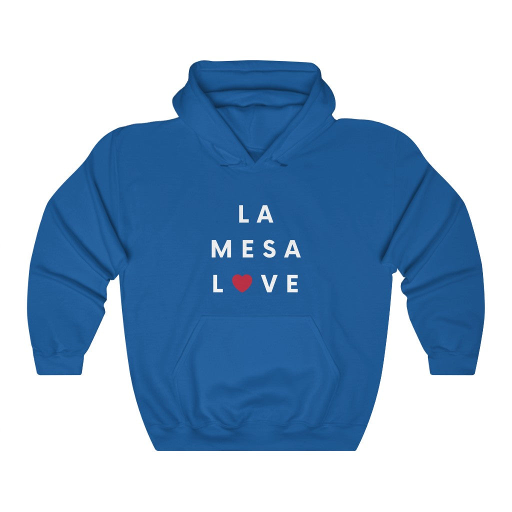 La Mesa Love Hoodie, San Diego County Hooded Sweatshirt (Unisex) (Multiple Colors Avail)