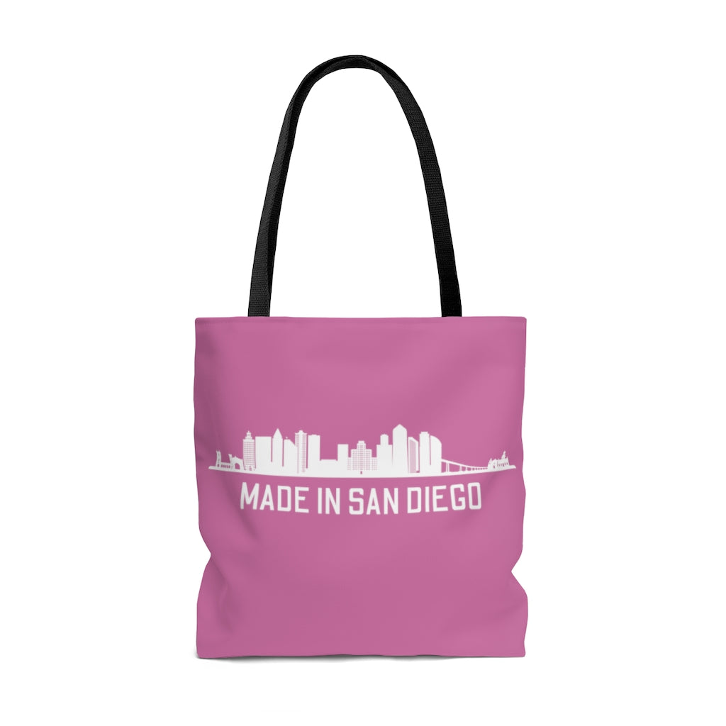 Made in San Diego Pink Tote Bag