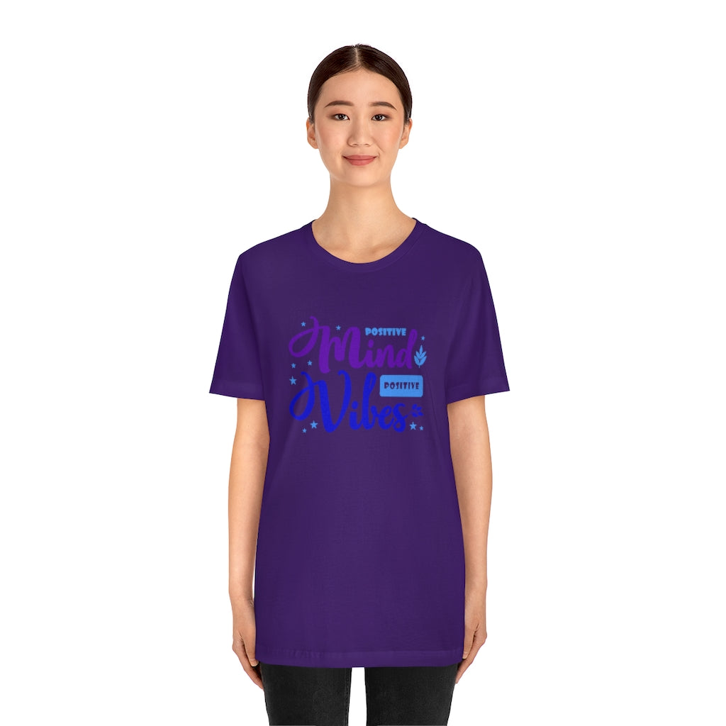 Positive Mind Positive Vibes Tee (Purple)