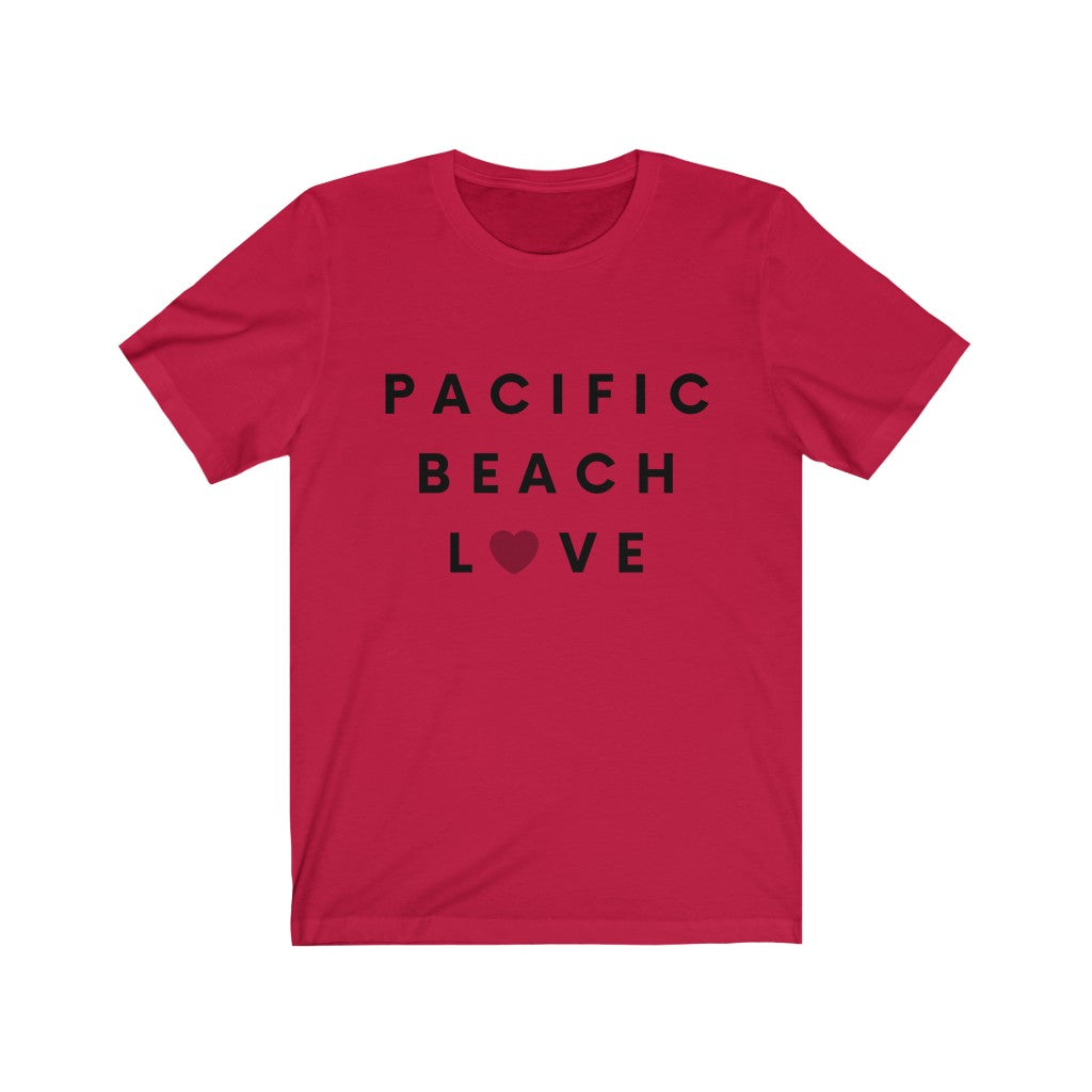 Pacific Beach Love Tee, San Diego Neighborhood T-Shirt (Unisex) (Multiple Colors Avail)