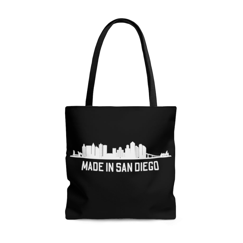 Made in San Diego Black Tote Bag