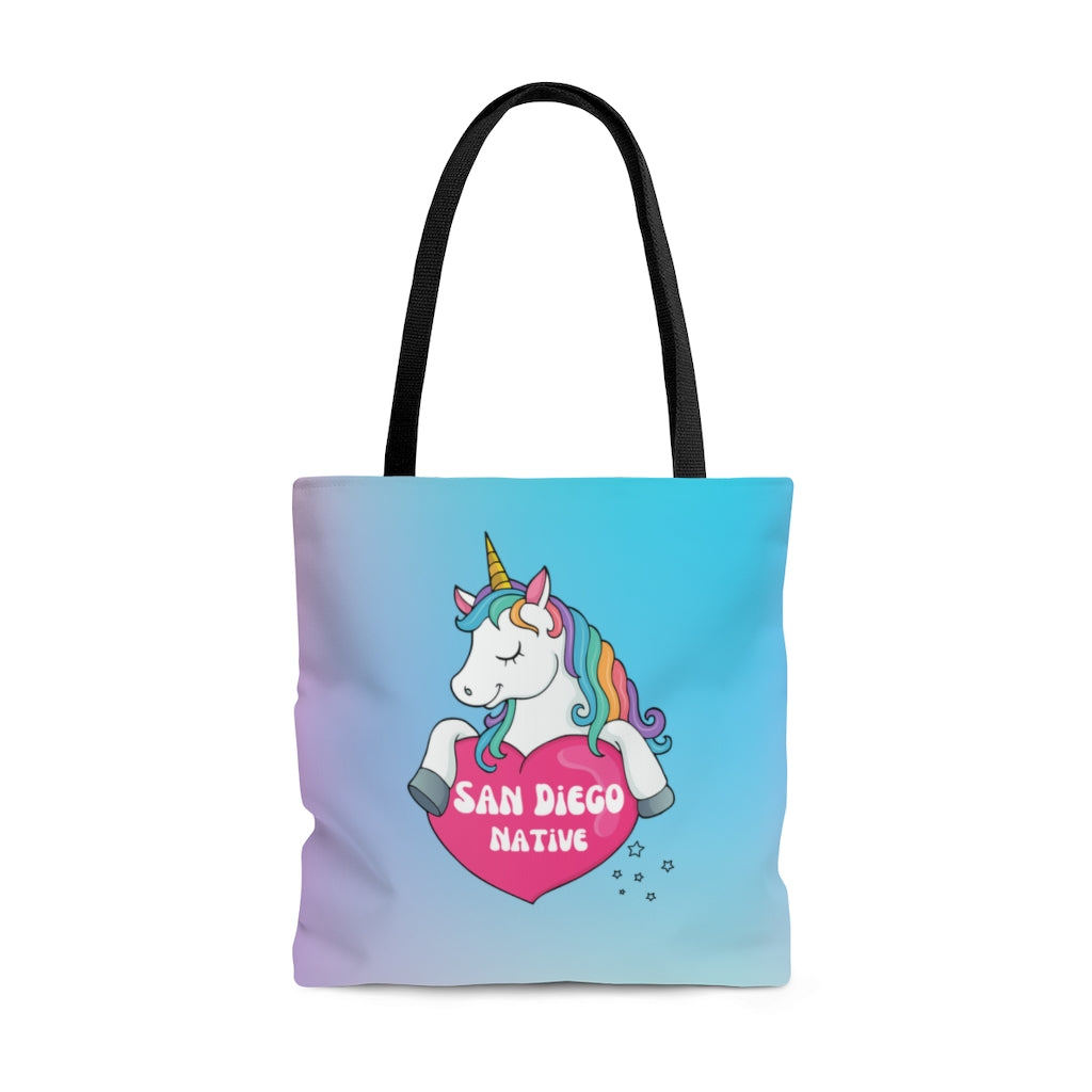 San Diego Native Unicorn Tote Bag