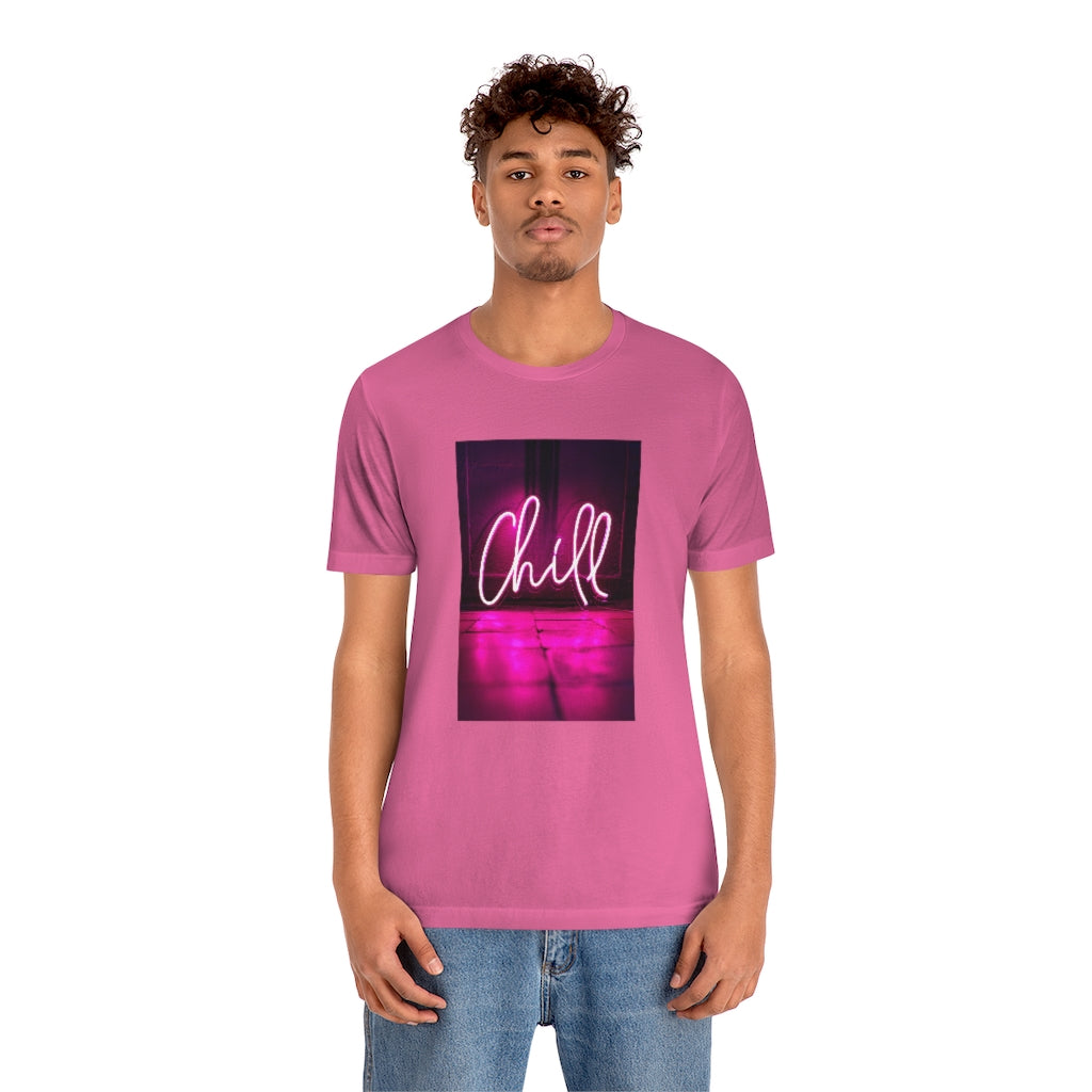 Chill Tee | Pink Neon Sign T-shirt