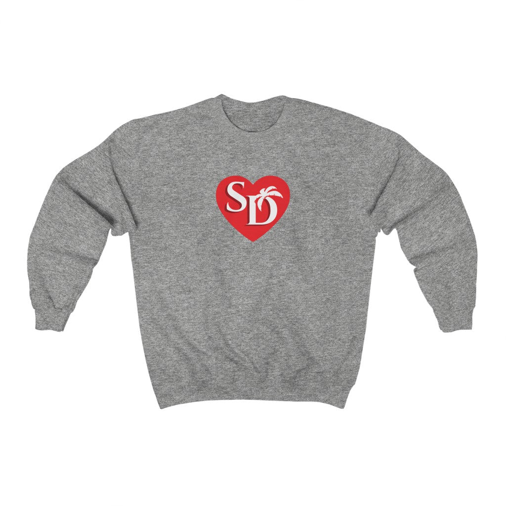 I Heart SD Crewneck Sweatshirt