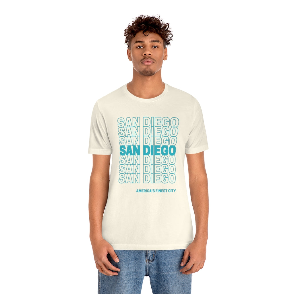 San Diego "Thank You" T-Shirt (Teal)