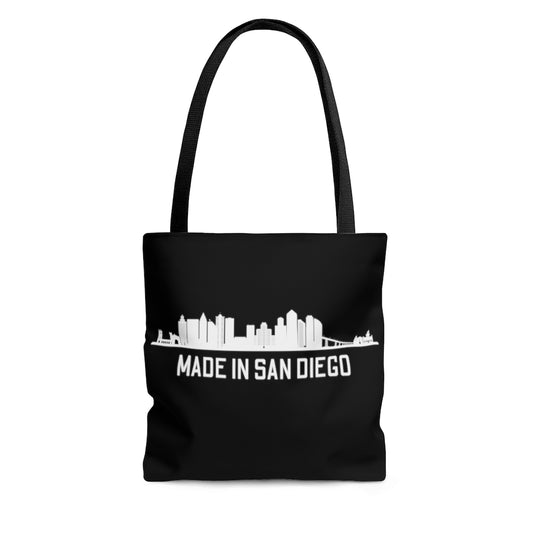 Made in San Diego Black Tote Bag