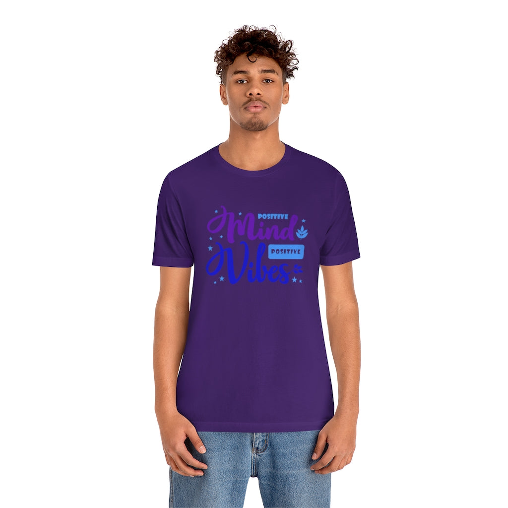 Positive Mind Positive Vibes Tee (Purple)
