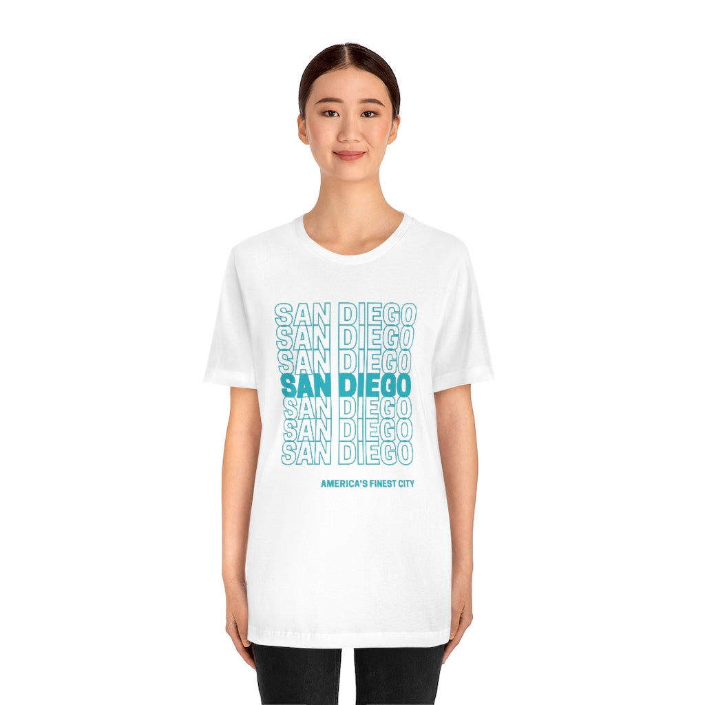 San Diego "Thank You" T-Shirt (Teal)