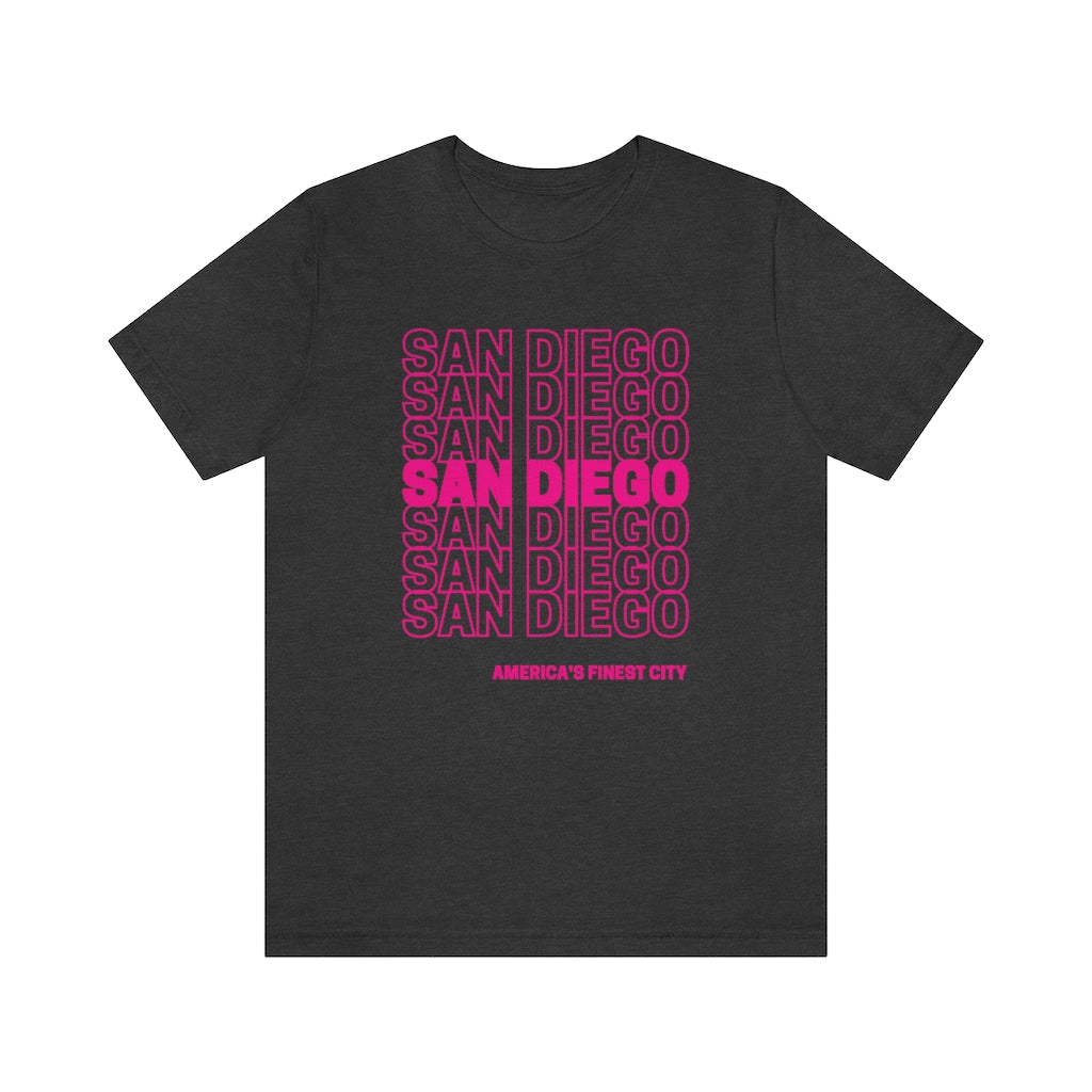 San Diego "Thank You" T-Shirt (Pink)