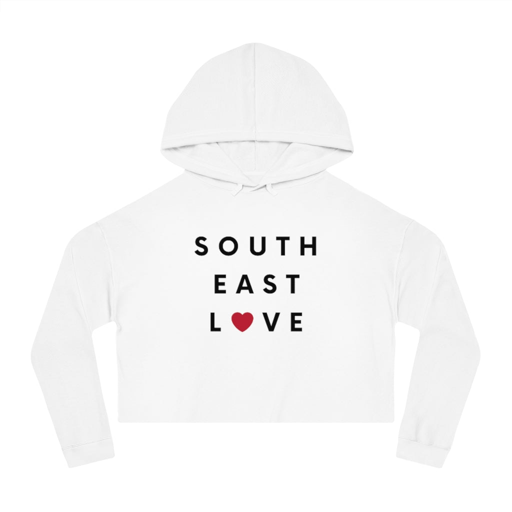 Southeast Love Women's Cropped Hoodie, San Diego Hooded Sweatshirt