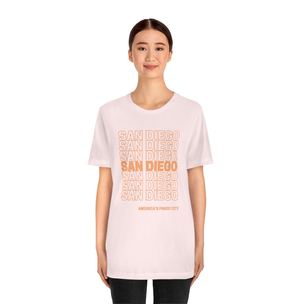 San Diego "Thank You" T-shirt | (Orange)