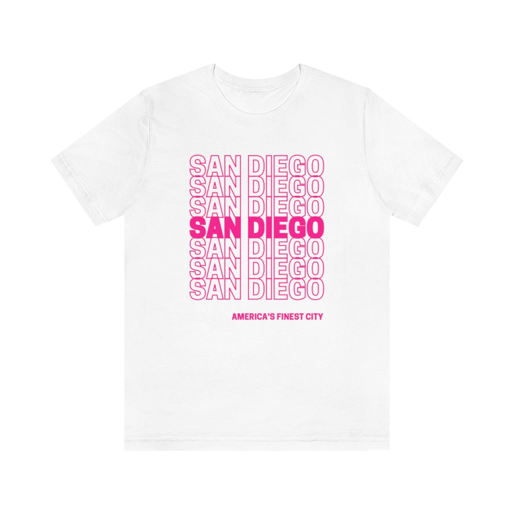 San Diego "Thank You" T-Shirt (Pink)