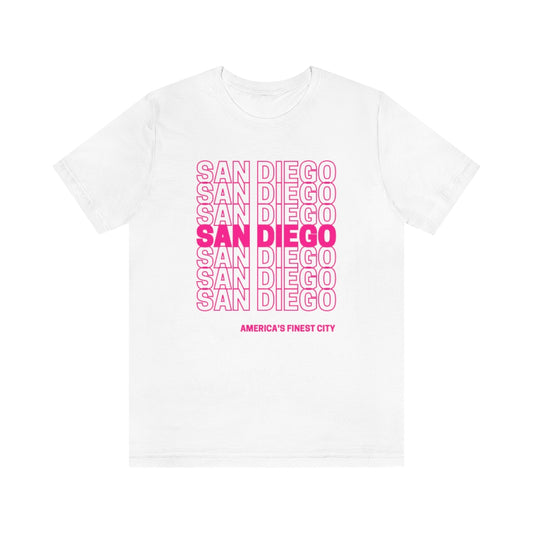 San Diego "Thank You" T-Shirt (Pink)