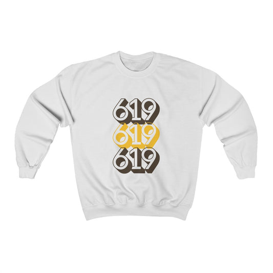 619 Sweatshirt | San Diego Brown and Gold Sweater