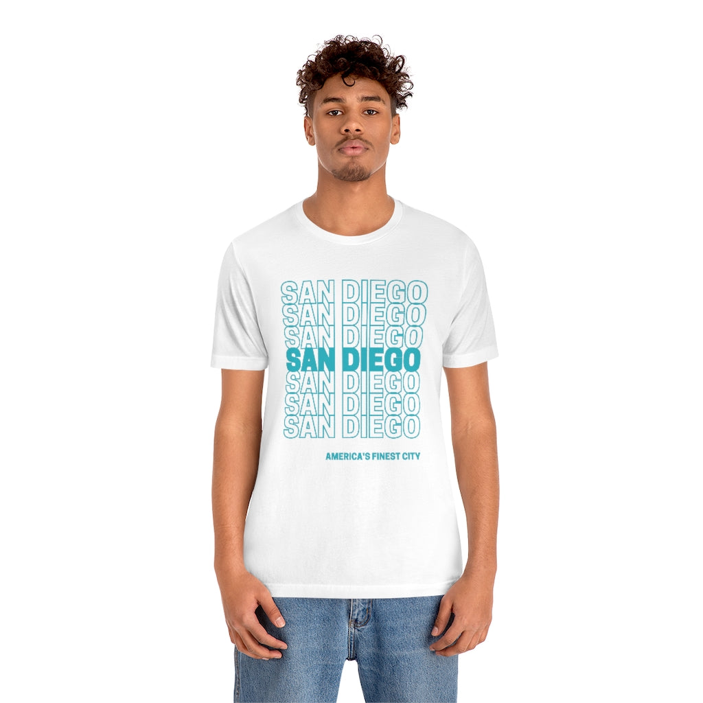 San Diego "Thank You" T-Shirt (Teal)