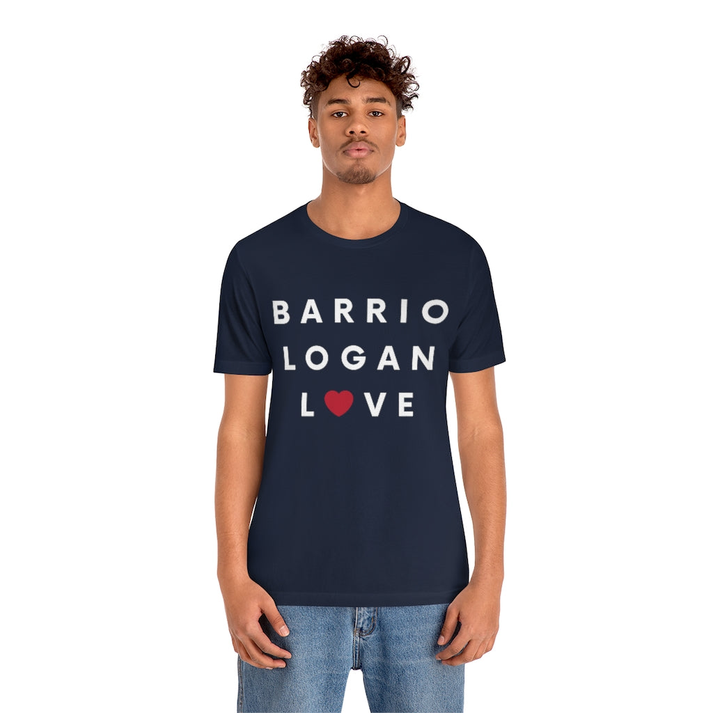 Barrio Logan Love T-Shirt, SD Tee (Red Heart) (Unisex)