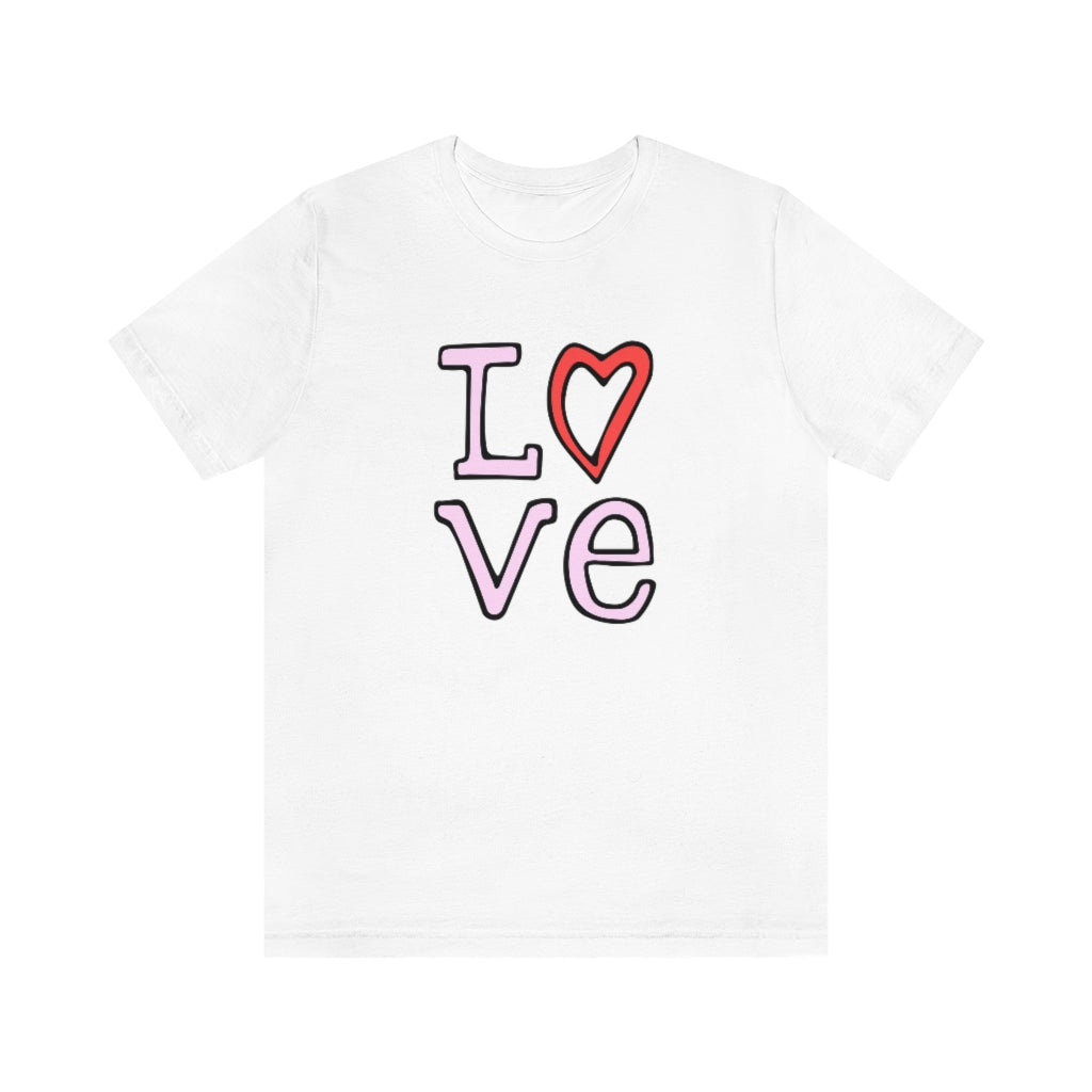 LOVE T-shirt (Pink and Red)