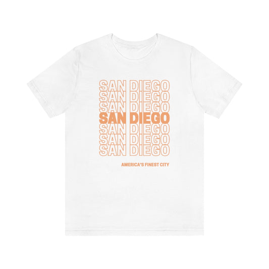San Diego "Thank You" T-shirt | (Orange)