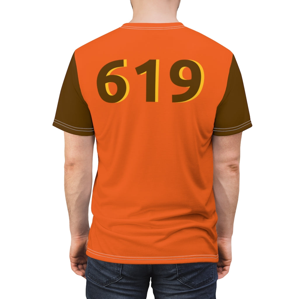 San Diego Padres Inspired Brown Gold and Orange T-shirt