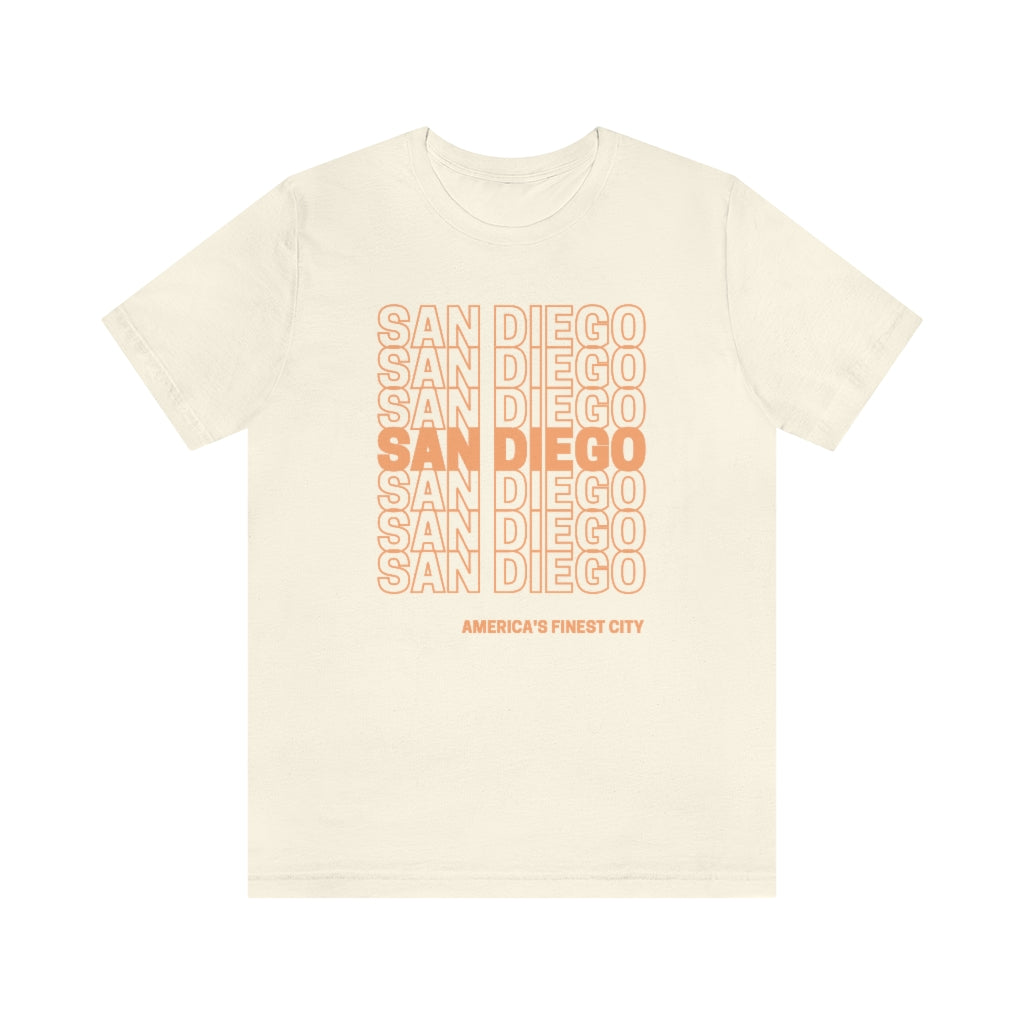 San Diego "Thank You" T-shirt | (Orange)