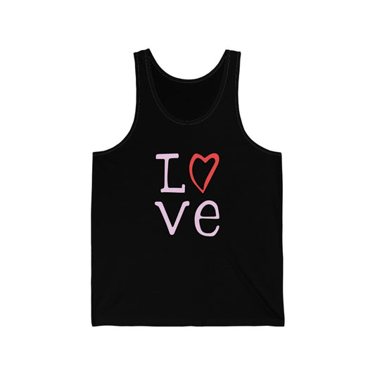 LOVE Tank-Top (Pink and Red)