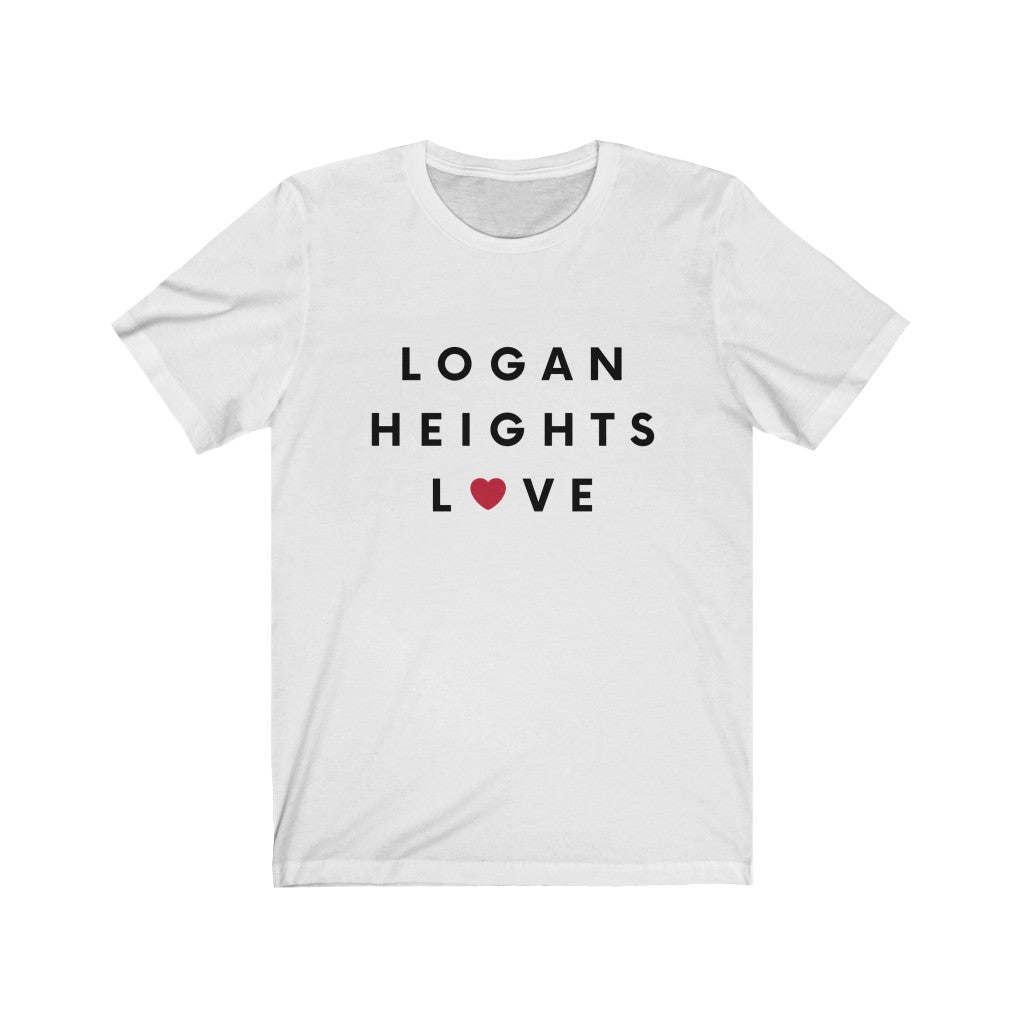 Logan Heights Love Tee, San Diego Neighborhood T-Shirt (Unisex) (Multiple Colors Avail)