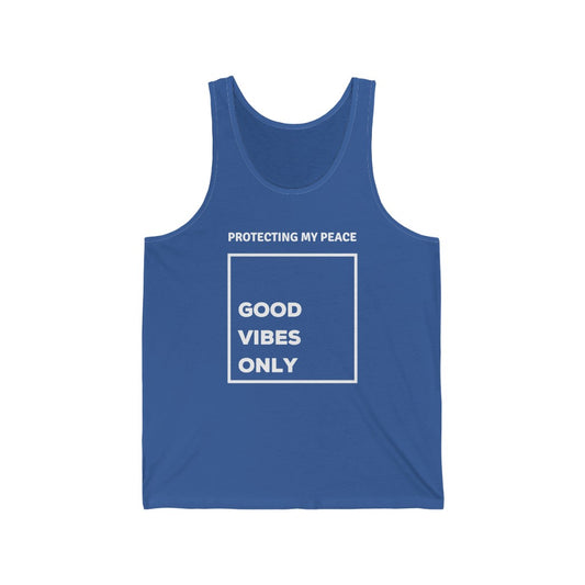 Protecting My Peace Tank- Good Vibes Only Top
