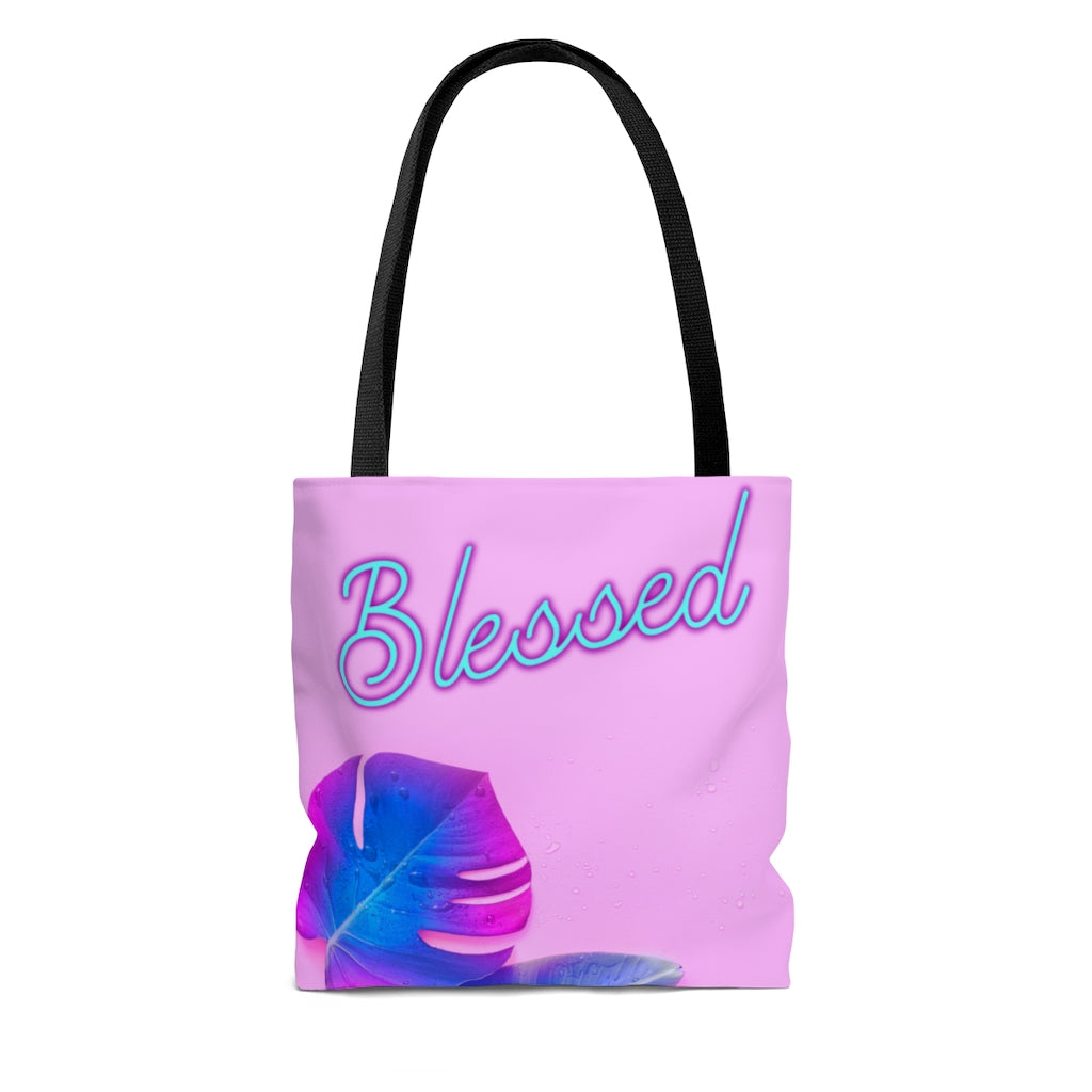 Blessed Neon Tote Bag