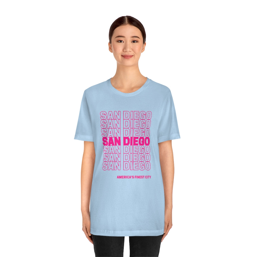 San Diego "Thank You" T-Shirt (Pink)