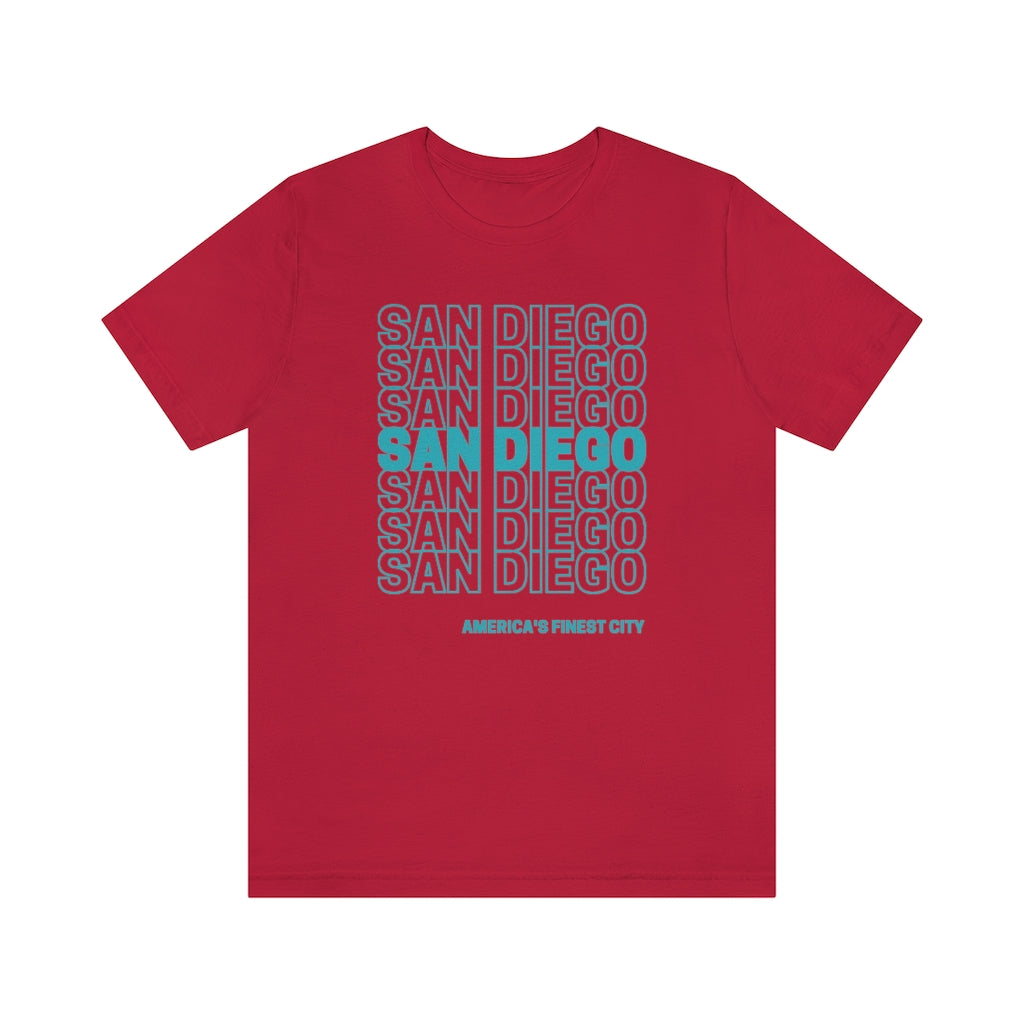 San Diego "Thank You" T-Shirt (Teal)