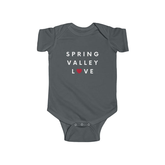 Spring Valley Love Baby Onesie, San Diego Area Infant Bodysuit