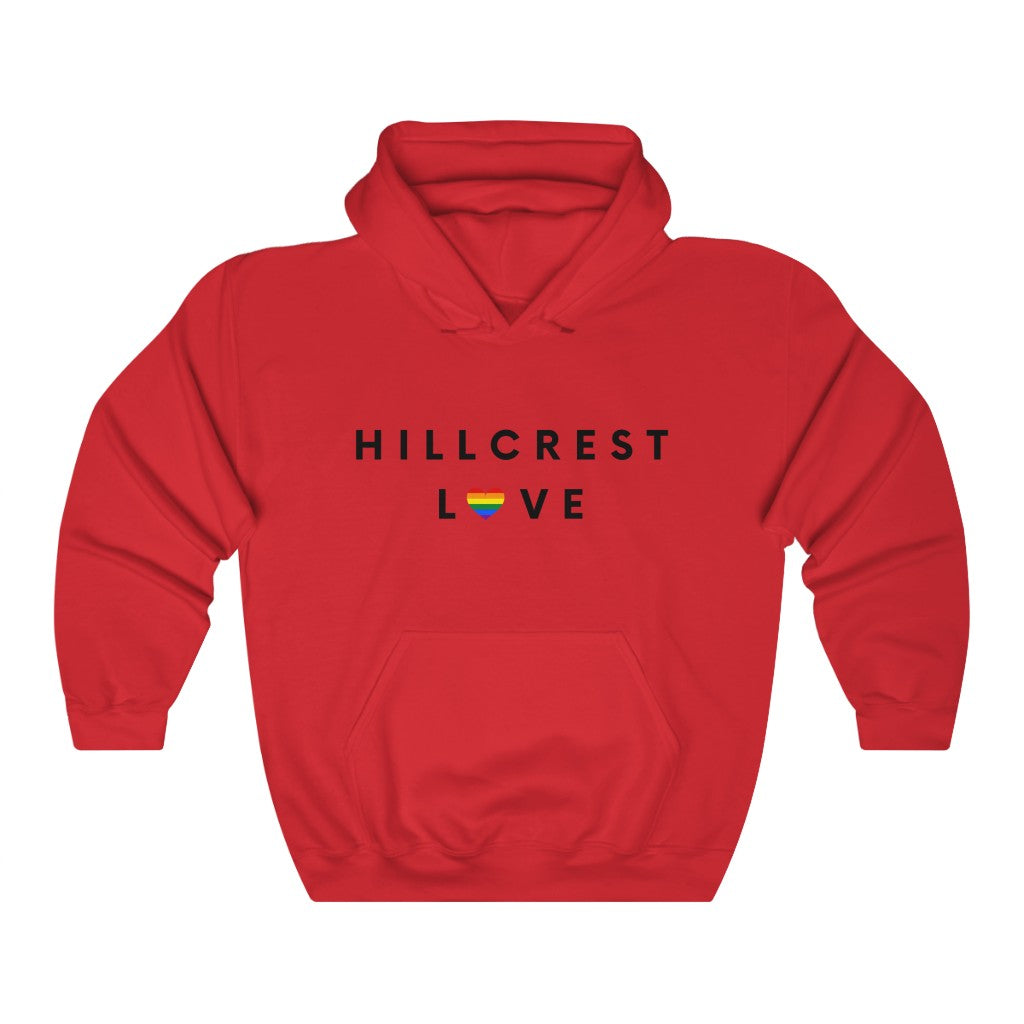 Hillcrest Love Hoodie, San Diego Neighborhood Hooded Sweatshirt (Unisex) (Multiple Colors Avail)