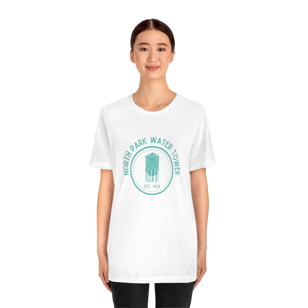 North Park Water Tower Est.Tee, NP T-Shirt (Unisex) (Green)