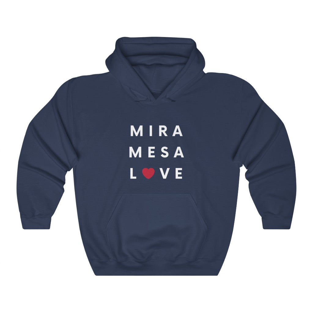 Mira Mesa Love Hoodie, SD Hooded Sweatshirt (Unisex)