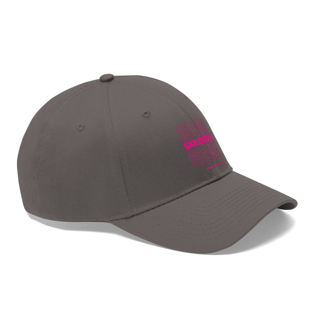 San Diego "Thank You" Twill Hat (Pink)