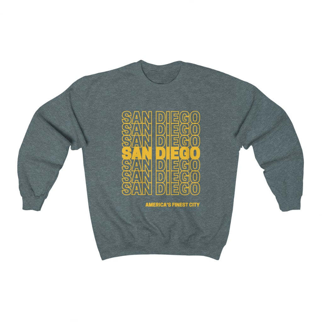 San Diego Gold and Brown Sweatshirt