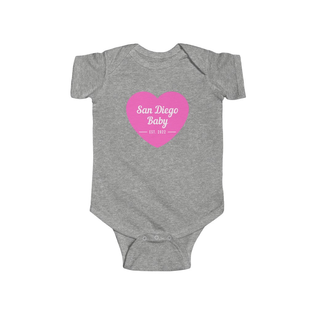 San Diego Baby Onesie (Pink)