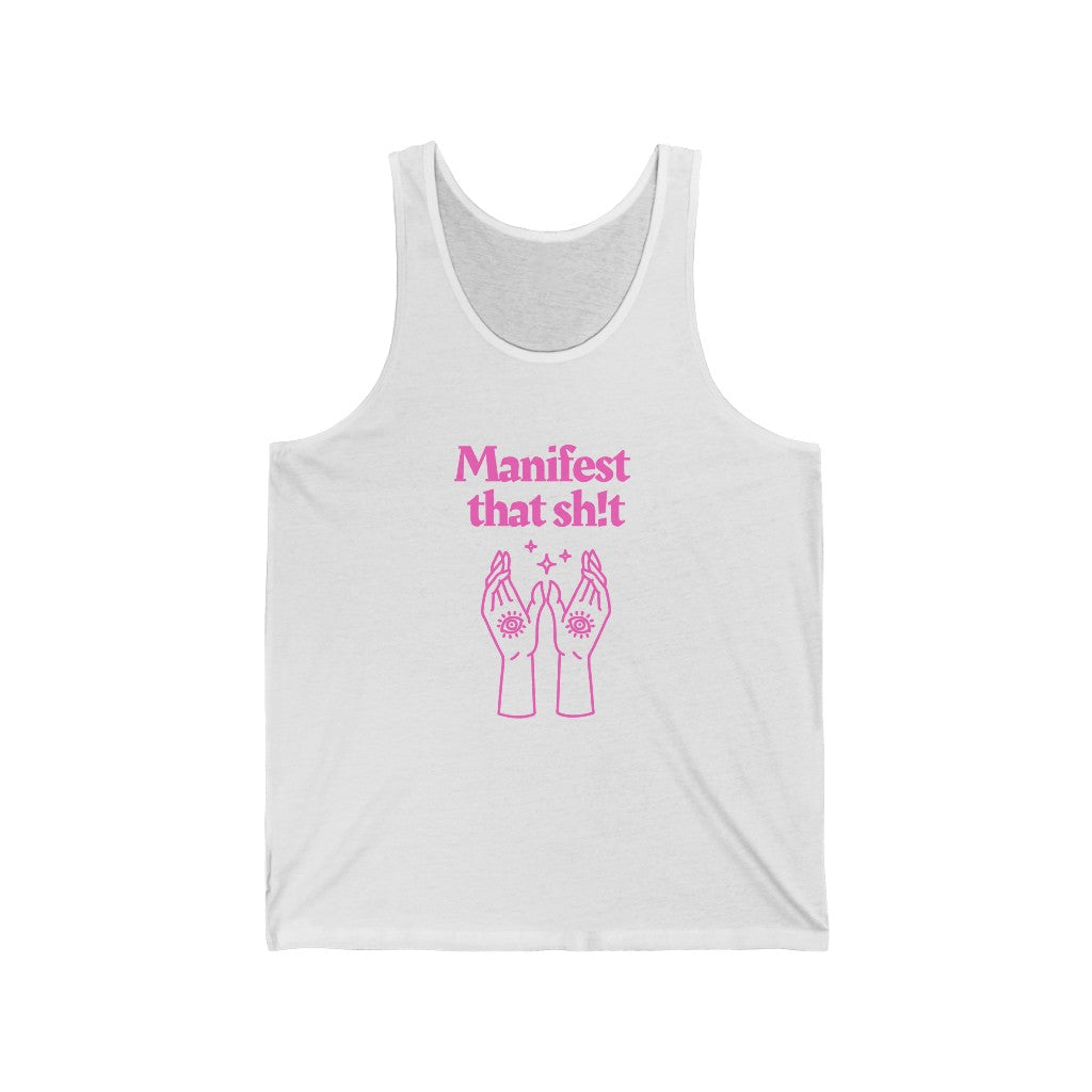 Manifest That Sh!t Tank-Top (Pink)