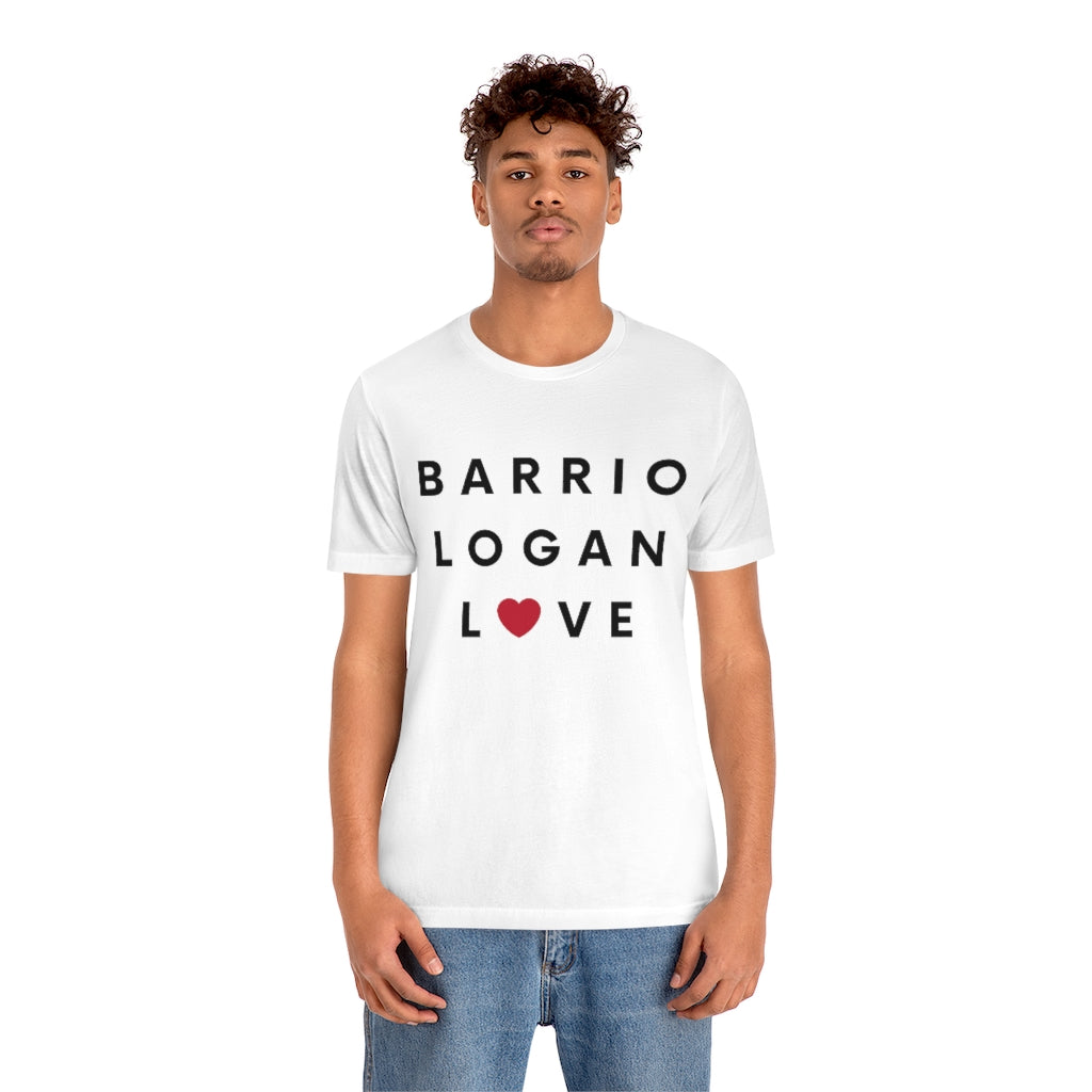 Barrio Logan Love T-Shirt, SD Tee (Red Heart) (Unisex)