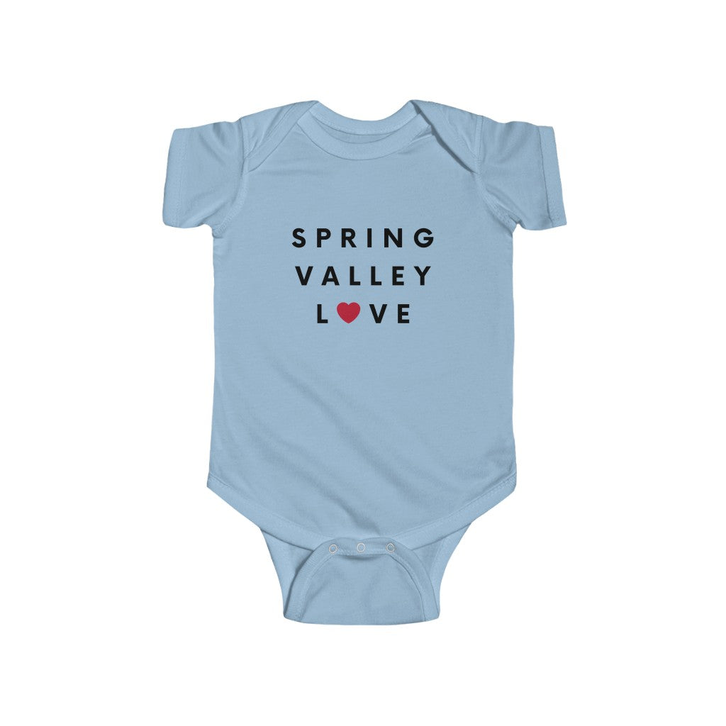 Spring Valley Love Baby Onesie, San Diego Area Infant Bodysuit