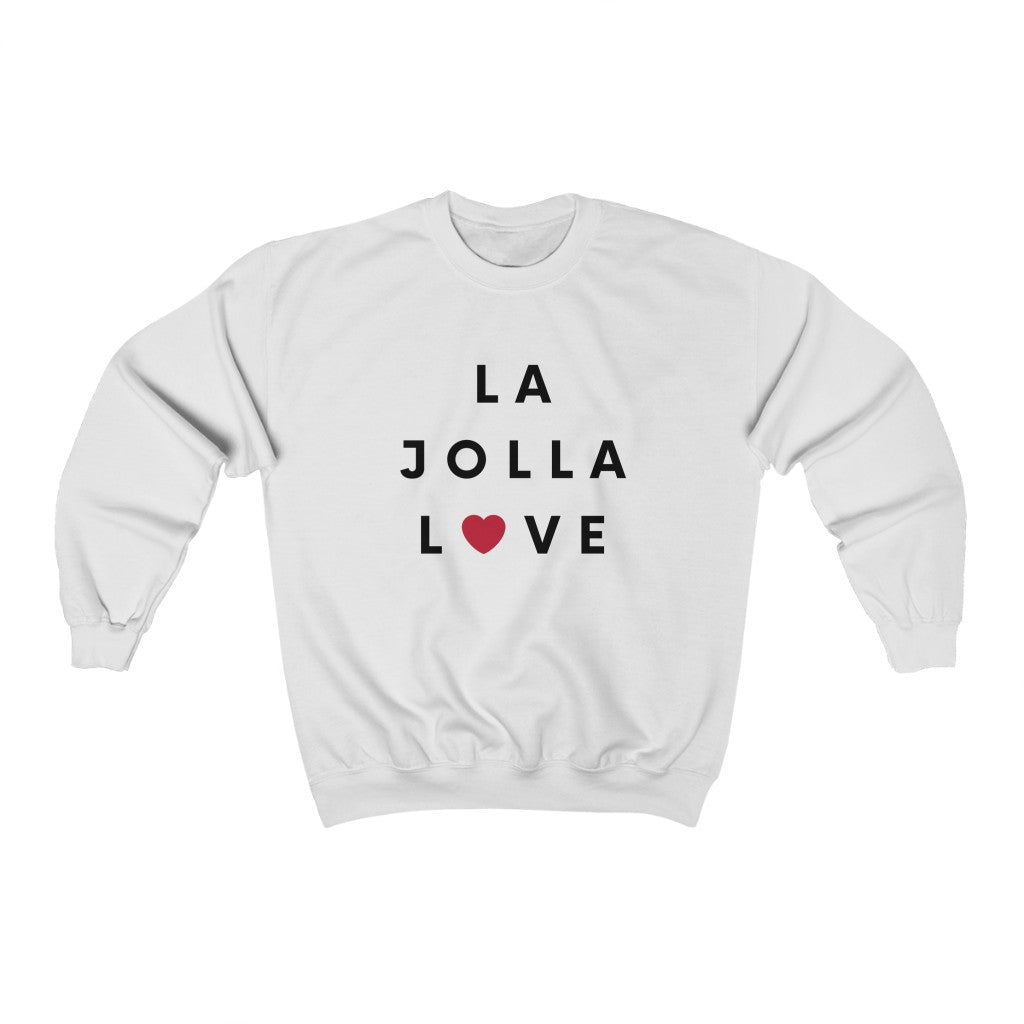 La Jolla Love Sweatshirt, San Diego Neighborhood Sweater (Unisex) (Multiple Colors Avail)