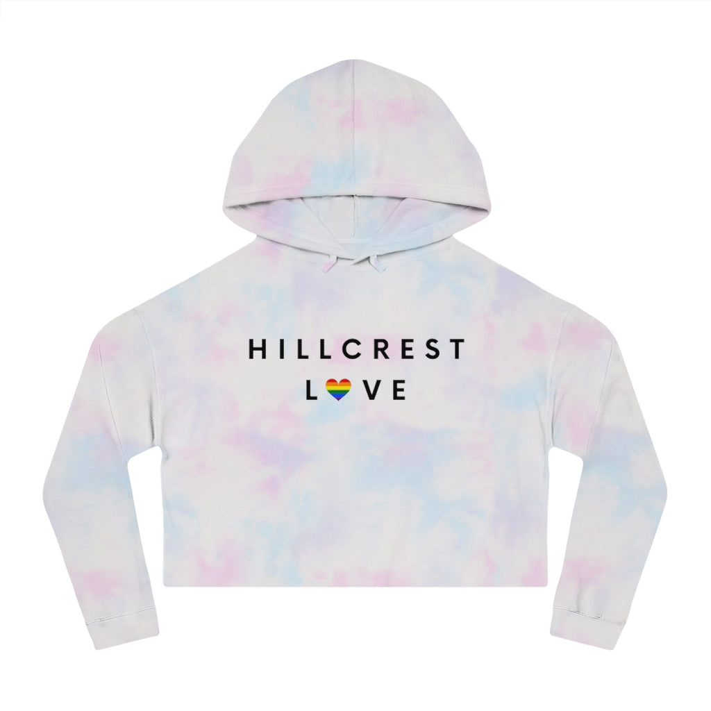 Hillcrest Love Women's Cropped Hoodie, SD Hooded Sweatshirt