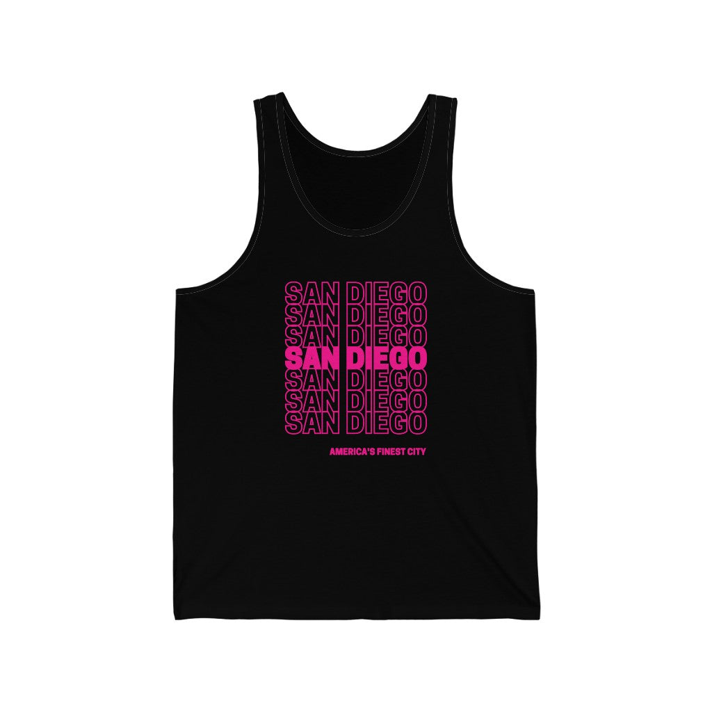 San Diego "Thank You" Tank (Pink)