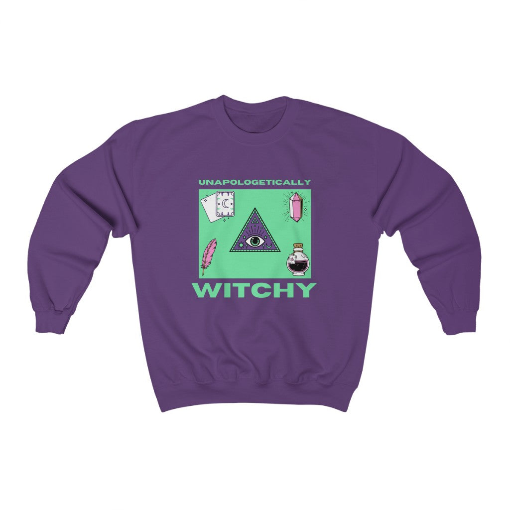 Unapologetically Witchy Sweatshirt (Green)