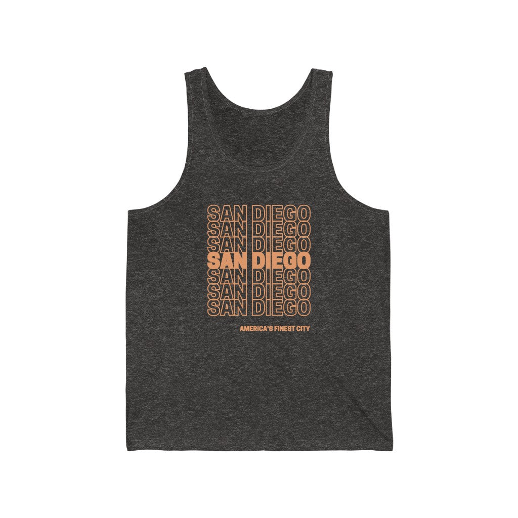 San Diego "Thank You" Tank (Orange)