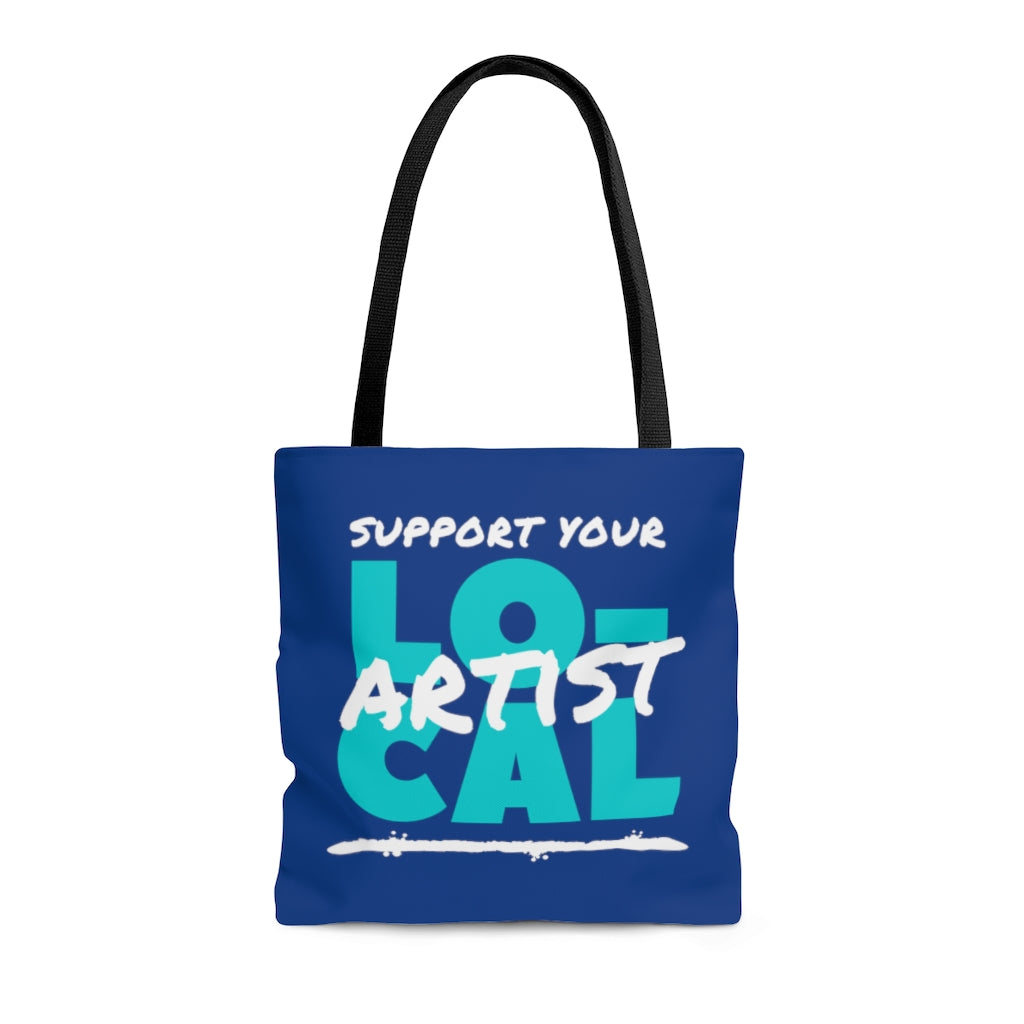 Support Your Local Artist Tote Bag (Teal)