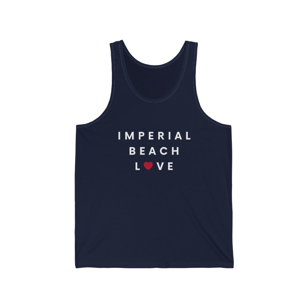 Imperial Beach Love Tank, San Diego County Neighborhood Sleeveless T-Shirt (Unisex) (Multiple Colors Avail)