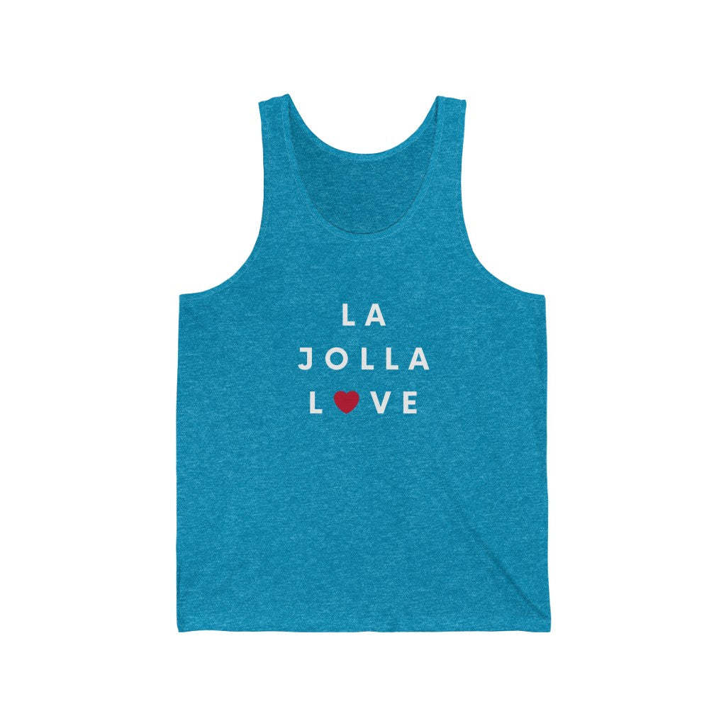 La Jolla Love Tank, San Diego Neighborhood Sleeveless Shirt (Unisex) (Multiple Colors Avail)